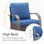 Fauteuil club d'extérieur en osier avec coussins Bobra (ensemble de 2)-369172073