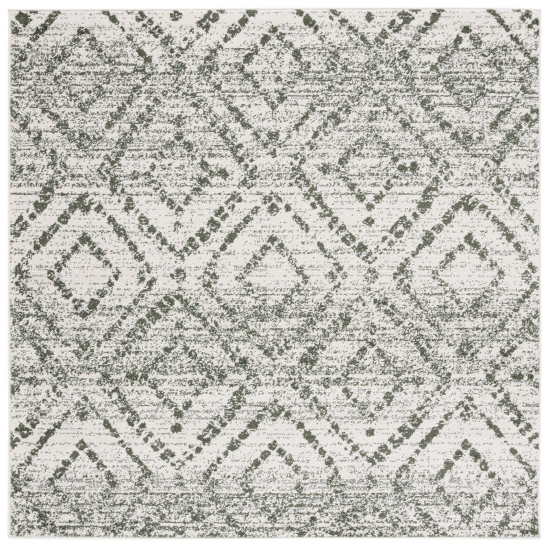 Kellisa Performance Geometric Rug, Square 6'