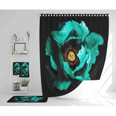 Navell Polyester Shower Curtain Set