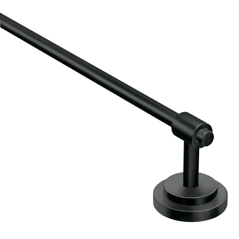 ISO 24 Inches TOWEL BAR MATTE BLK, Matte Black
