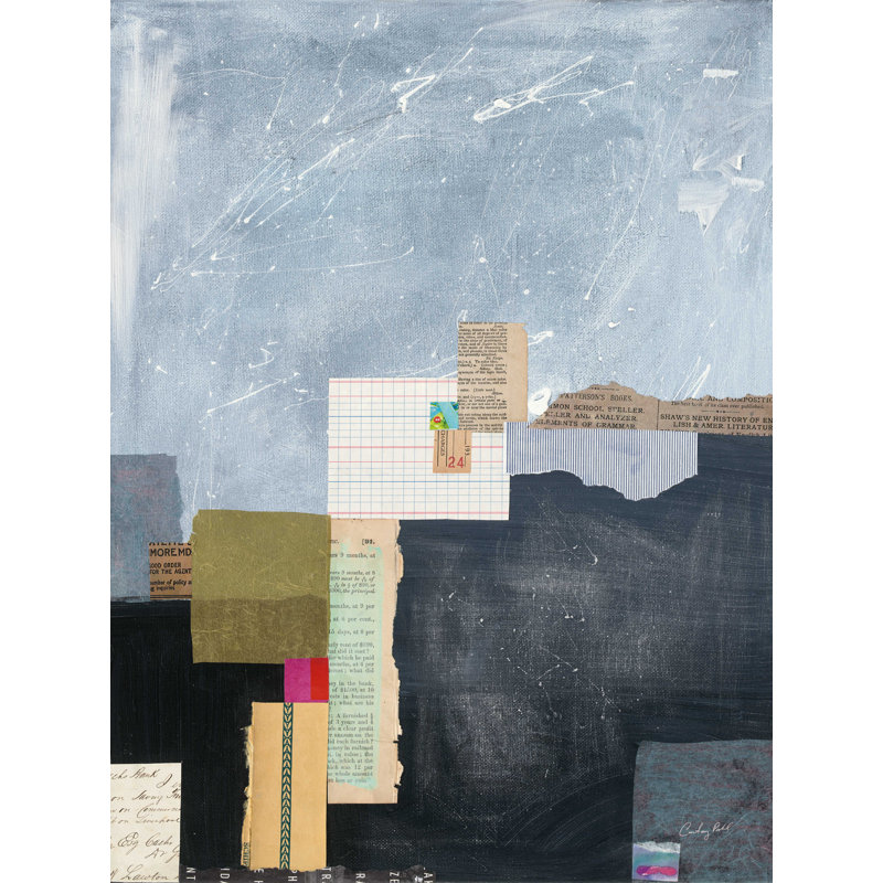 «Block Abstract I V2», reproduction sur toile, H 24 po x l 18 po