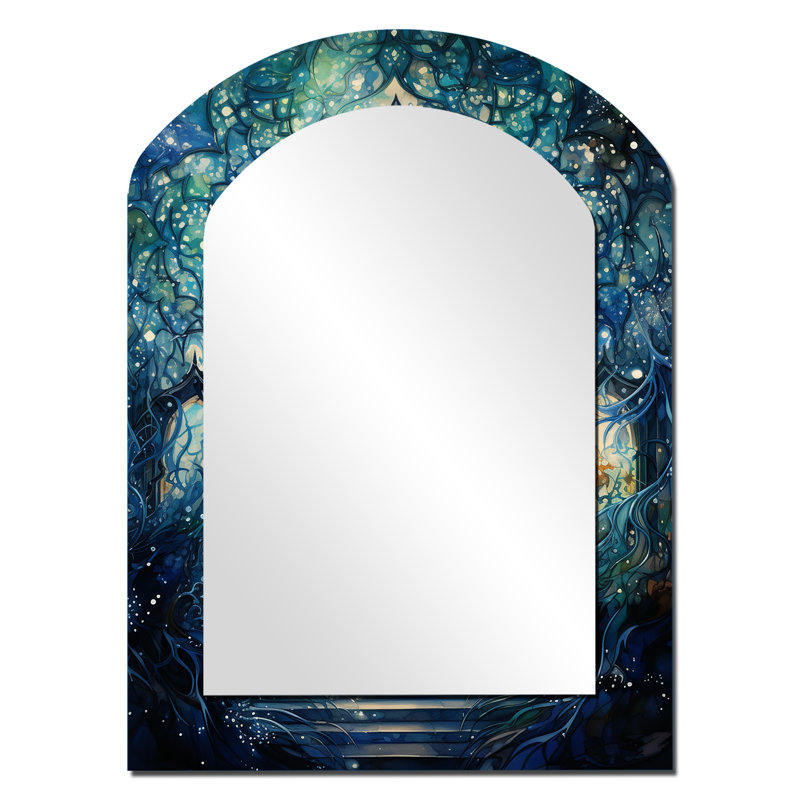 L'islam Art The Spiritual - grand miroir asymétrique de l'Islam, 34 po x 25 po