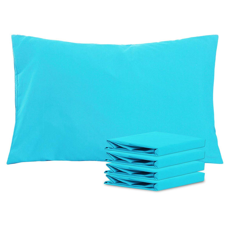 Taies d'oreiller de lit, 1800 grandes taies d'oreiller en microfibre brossée avec fermeture à enveloppe - 20 x 30 pouces - NTBAY