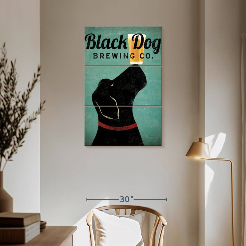 Brampt Black Dog Brewing Co, 57'' H X 36'' W