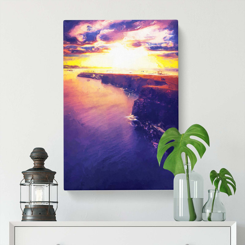 Sunset - Wrapped Canvas, 76cm H x 50cm W x 3cm D