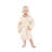 Akbar Cotton Terry Cloth Mid-Calf Bathrobe with Pockets and Hood