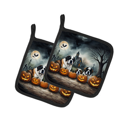 Paire de poignées Saint Bernard Spooky Halloween
