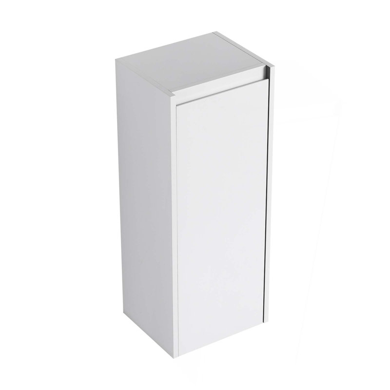 Modern Bathroom Side Cabinet,Soft Close Doors,Float Mounting Design
