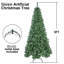 Arbre de Noël artificiel de 6 pi avec 500 pointes et conception à charnières - support en métal robuste, compact pour les petits espaces, arbre de décoration pour bureau