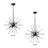 Bossier 8-Light 22.25” Wide Sputnik Chandelier