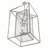 Anthimos 8 - Light Dimmable Lantern Square / Rectangle Chandelier