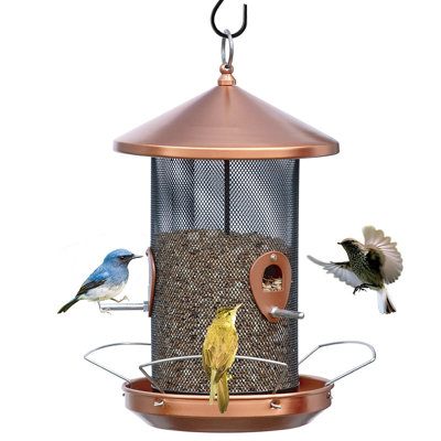 Caddric 12.6-inch Large Metal with Copper, Bird Lover Birthday/Christmas Gifts for Mom/Grandmom/Mother