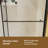 Shower Sliding Door Walk-in Shower Screen Dual Usage,1/4 Inch Thick Glass Panel with Stainless Steel Handle