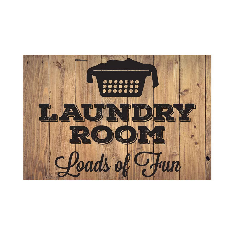 Laundry Natural I by Melody Hogan - Wrapped Canvas Print, 20.32 cm H x 30.48 cm W
