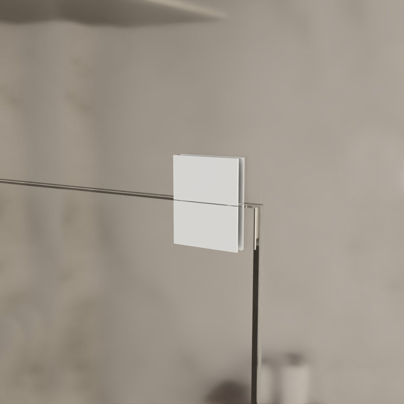  Charnière verre à verre Prestige Series, Blanc brillant