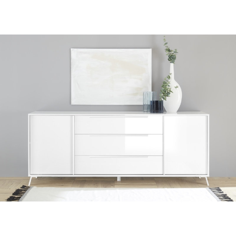 Brayde 205cm Sideboard, White