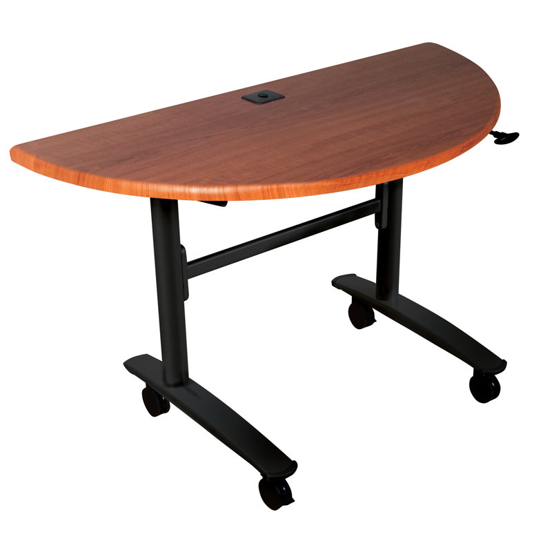 Jenaiah Flip Top 48'' L Training Table with Casters