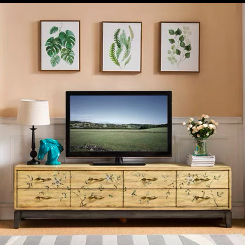 Classic wooden TV cabinet, 70.87''