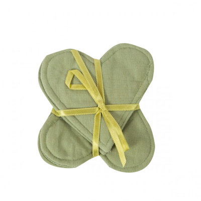 Cotton 4 Piece Coaster Set