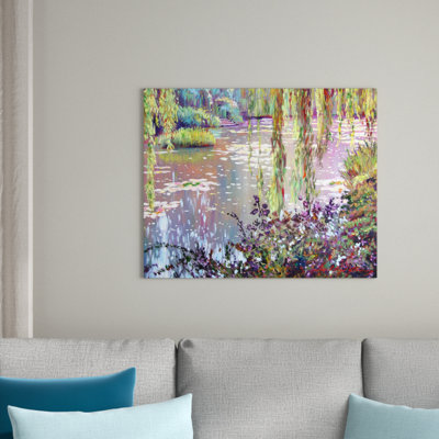 Reproduction d'art sur toile tendue « Homage to Monet »
