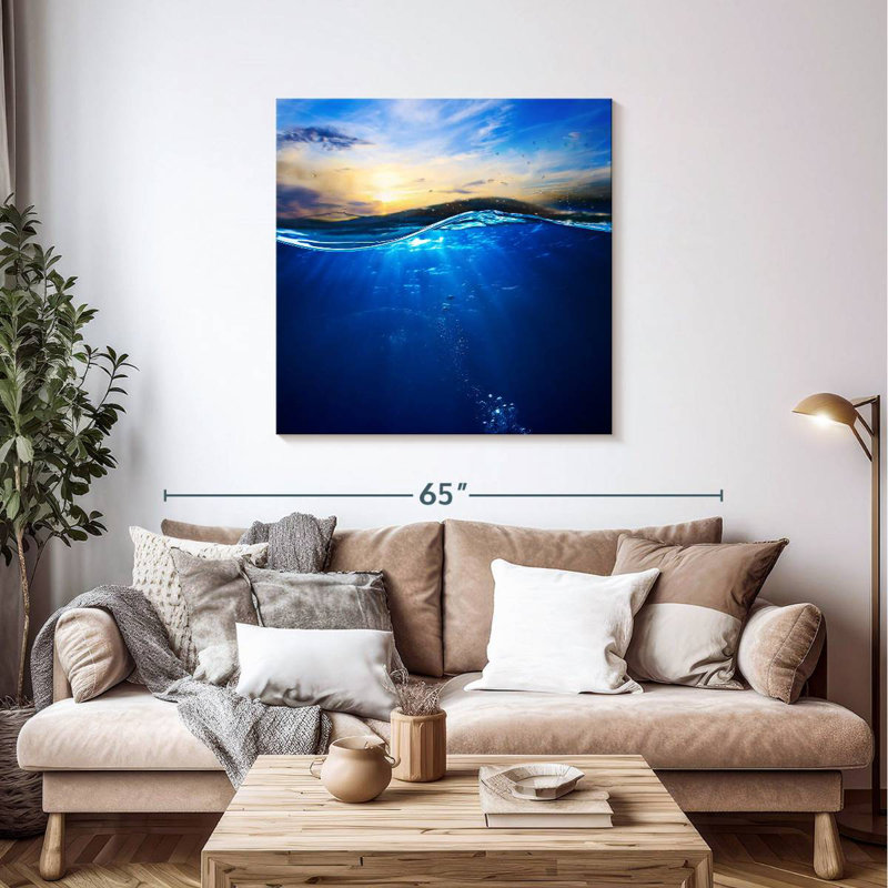 Aletra Sunlight Under The Sea, 39" H x 39" W