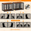 Cage pour chien 4 portes Dultach