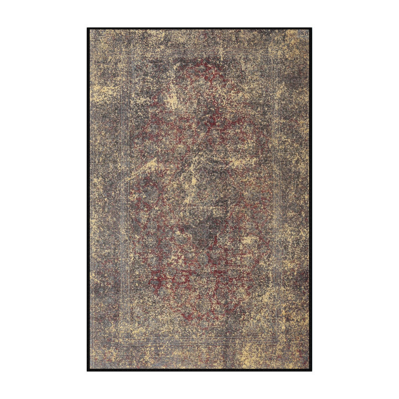 Tapis beige/rouge/brun moyen traditionnel Hentschel, Rectangle 2 pi x 3 pi