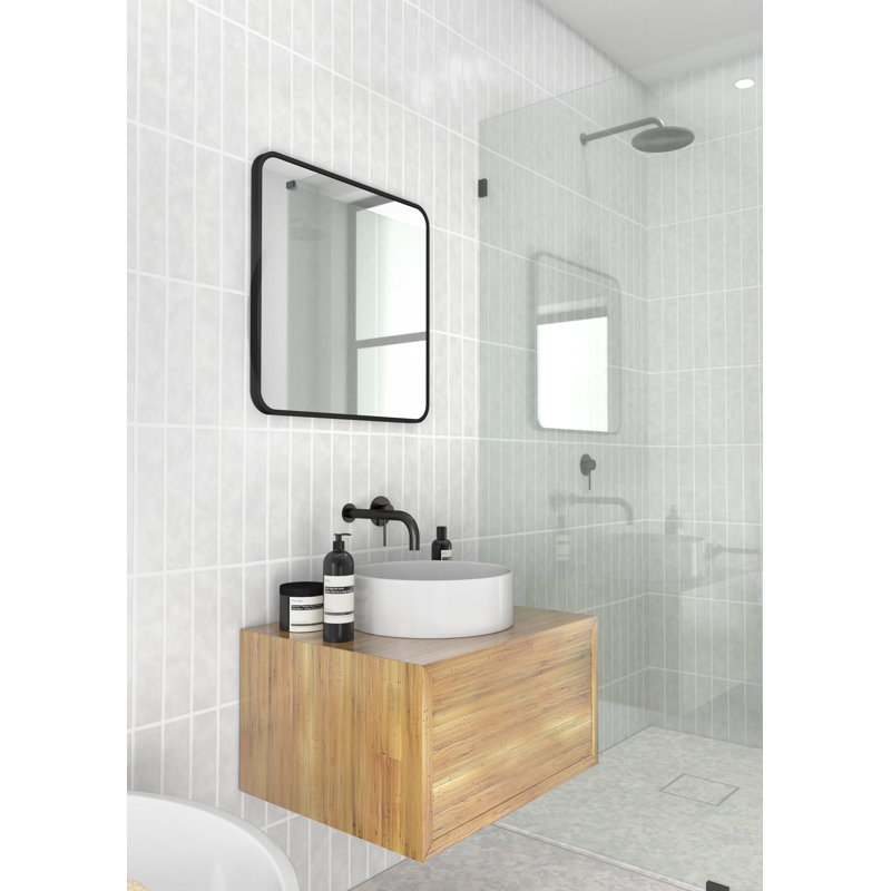 Trinity Metal Mirror, Black