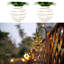 Solar Powered Integrated Led Outdoor Hanging Light，pineapple Wind Chimes Lights （set Of 2)