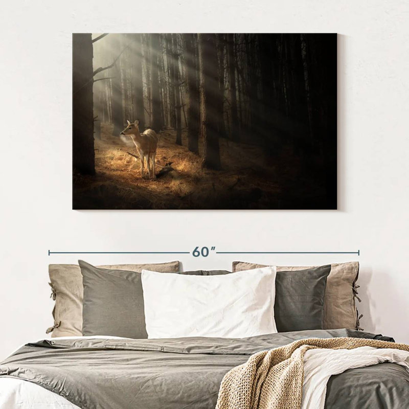 Brampt Forest Deer, 34" H x 51" W