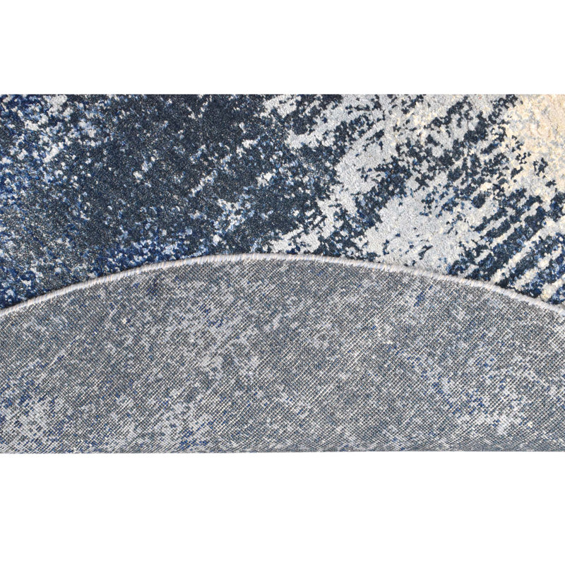 Abstract Area Rug, Round 6'