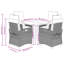 Ensemble de salle à manger Vidaxl-124241357-124241361-124241369