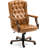 Vintage Wing Back Swivel Desk Chair-129983036