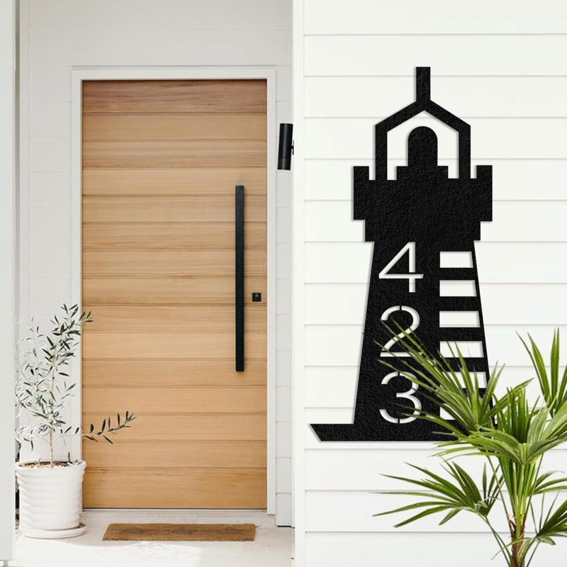 Décoration murale d'extérieur personnalisée, H 24 po x l 14 po x P 0,05 po, Oui