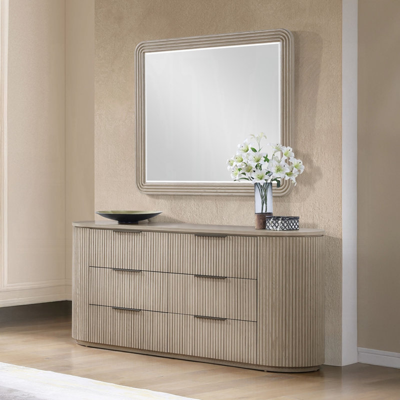 Commode avec miroir Leanna