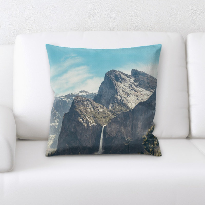 Waterfall Microsuede Reversible Throw Pillow