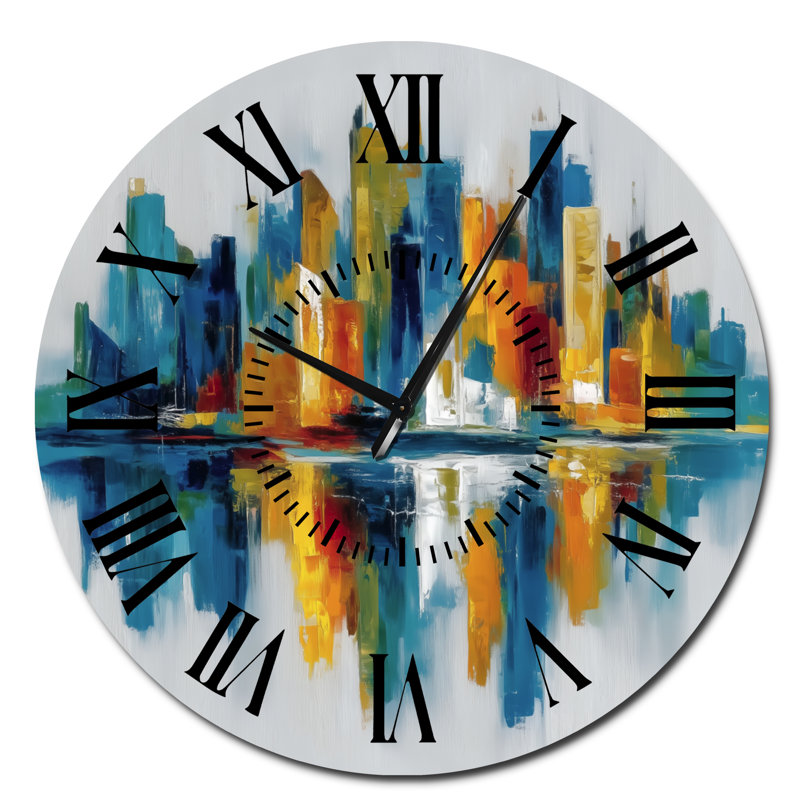 Horloge murale Urban City, Surdimensionné