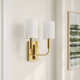 Tedder 2 Light Dimmable Candle Wall Light