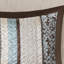 Courtepointe très grand / très grand bleu, lavable à la machine et froissable - avec coussins pour très grand lit, style géométrique-119105164-119105166