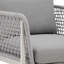 Chaise de patio avec coussins Caraker