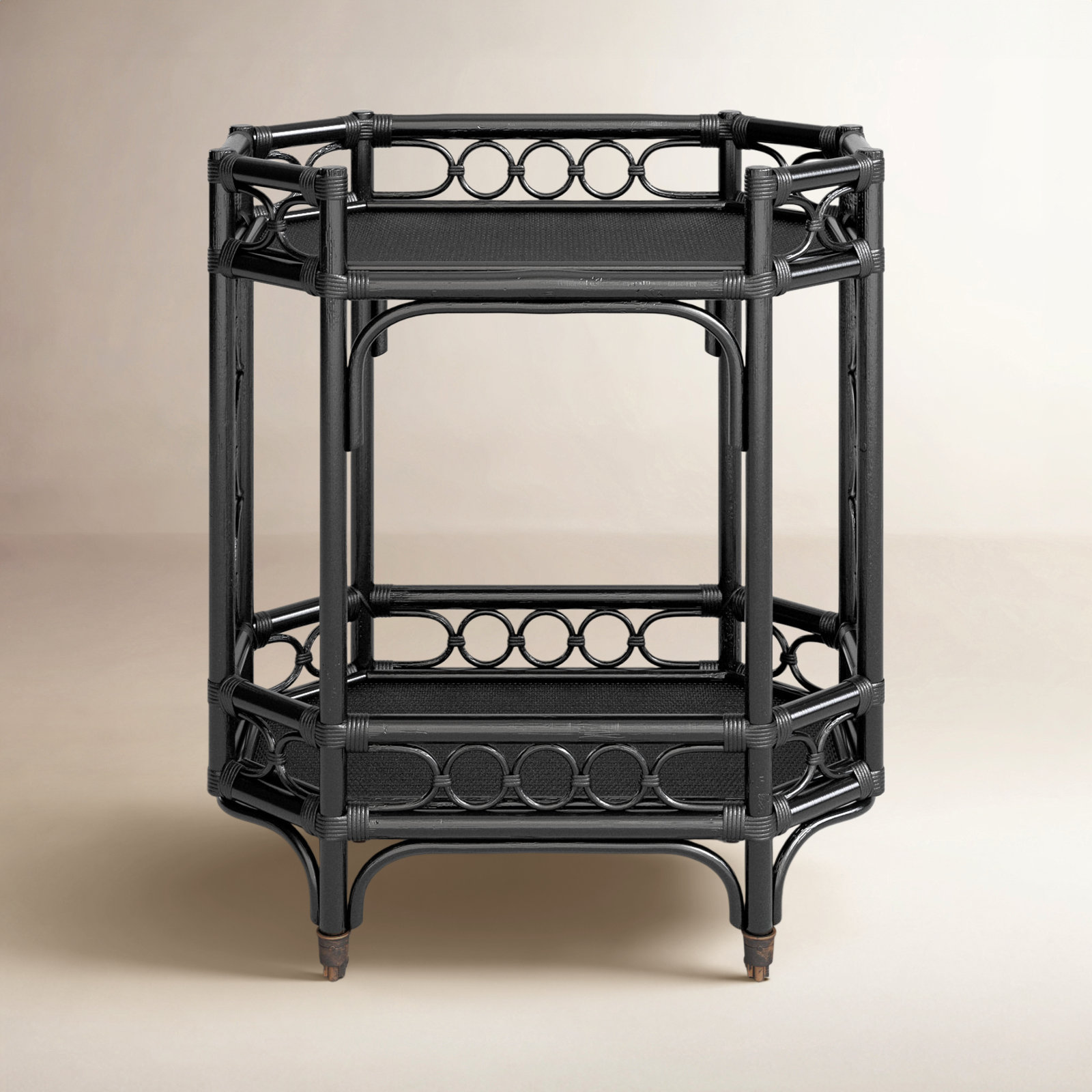 Brein Bar Cart, Black