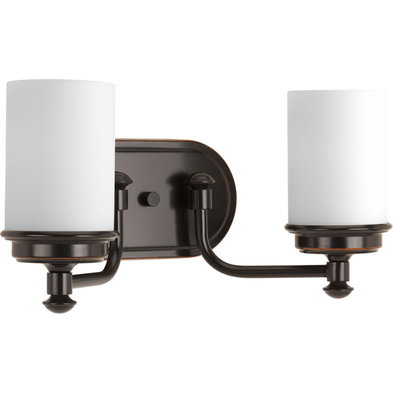 Azairah 2 - Light Dimmable Vanity Light, Rubbed Bronze