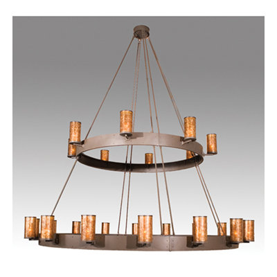 Rustic Lodge 24 - Light Chandelier