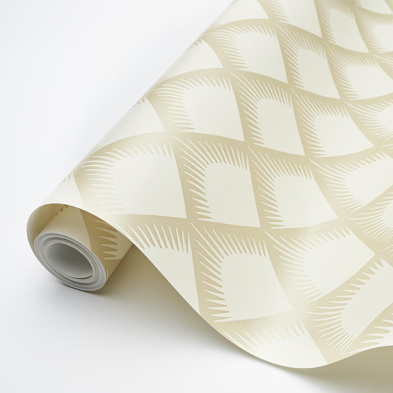 Schumacher x Neisha Crosland Maize Wallpaper, Mustard