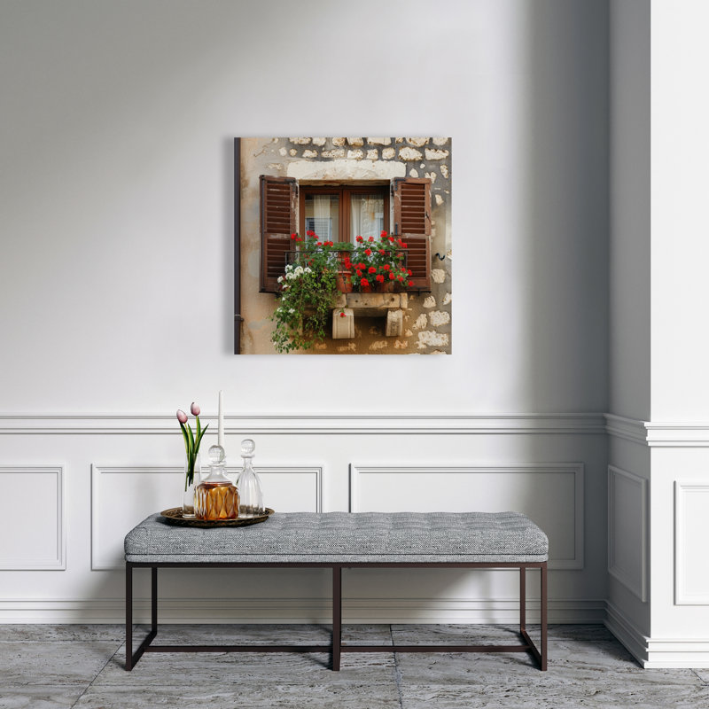 Hanging Flowers - Blue Canvas Home Decor for Elegant Spaces
