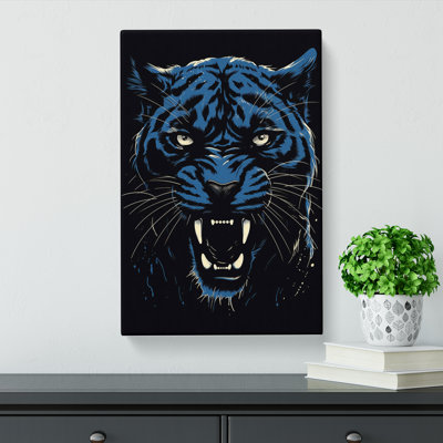 Panther Line - Wrapped Canvas