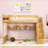 Loft Wooden Bed with Staircase and Shelves-730013241