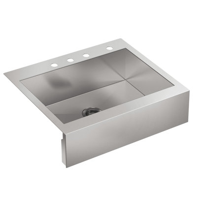 Vault 30" L x 25" W Farmhouse Kitchen Sink