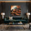 Chiens, art mural sur toile noire Podengo-840719317