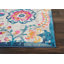 Tapis à motif floral ivoire / orange / bleu Verda-1481519037